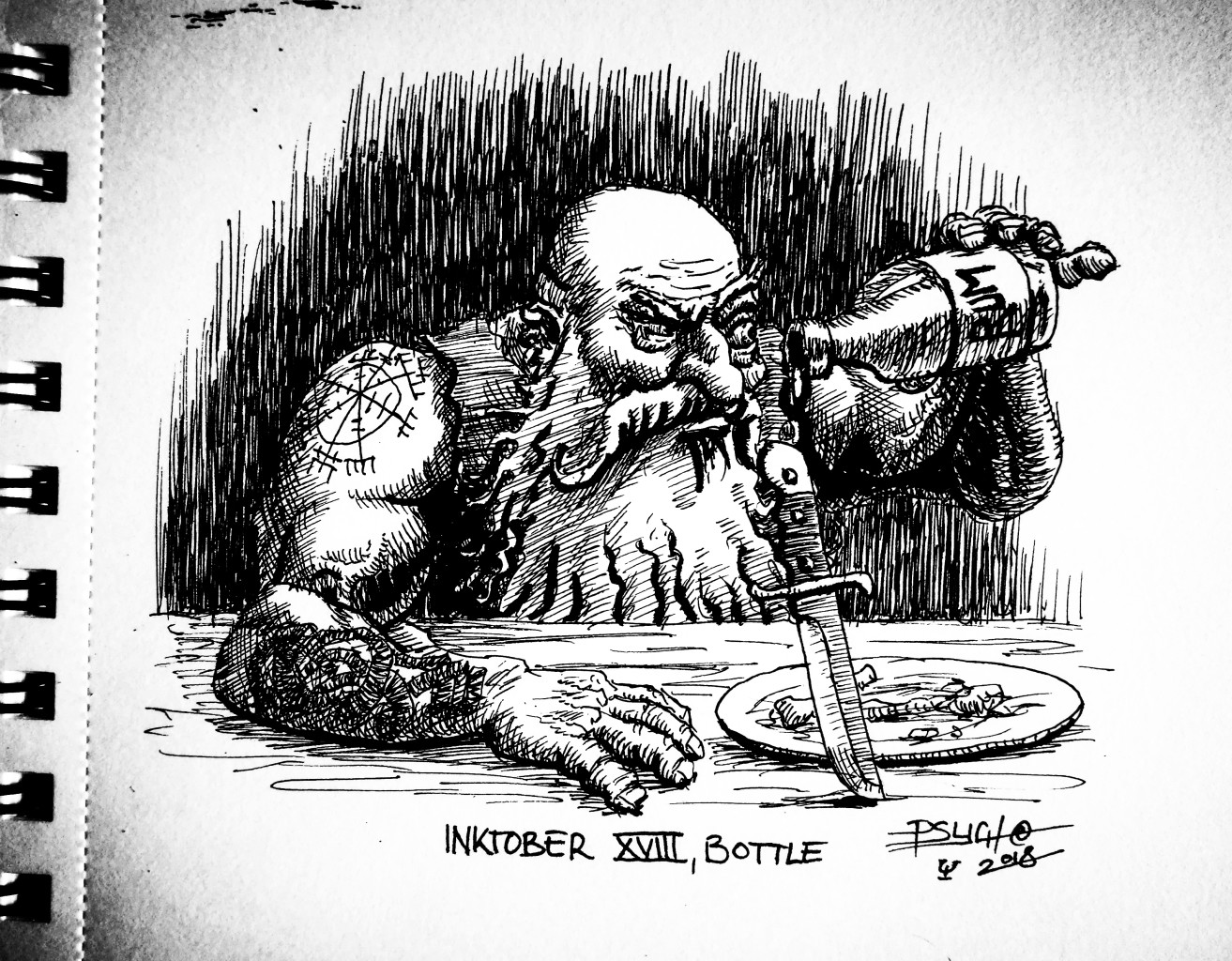 Dwarf is not happy about his rum "Bottle" running dry.