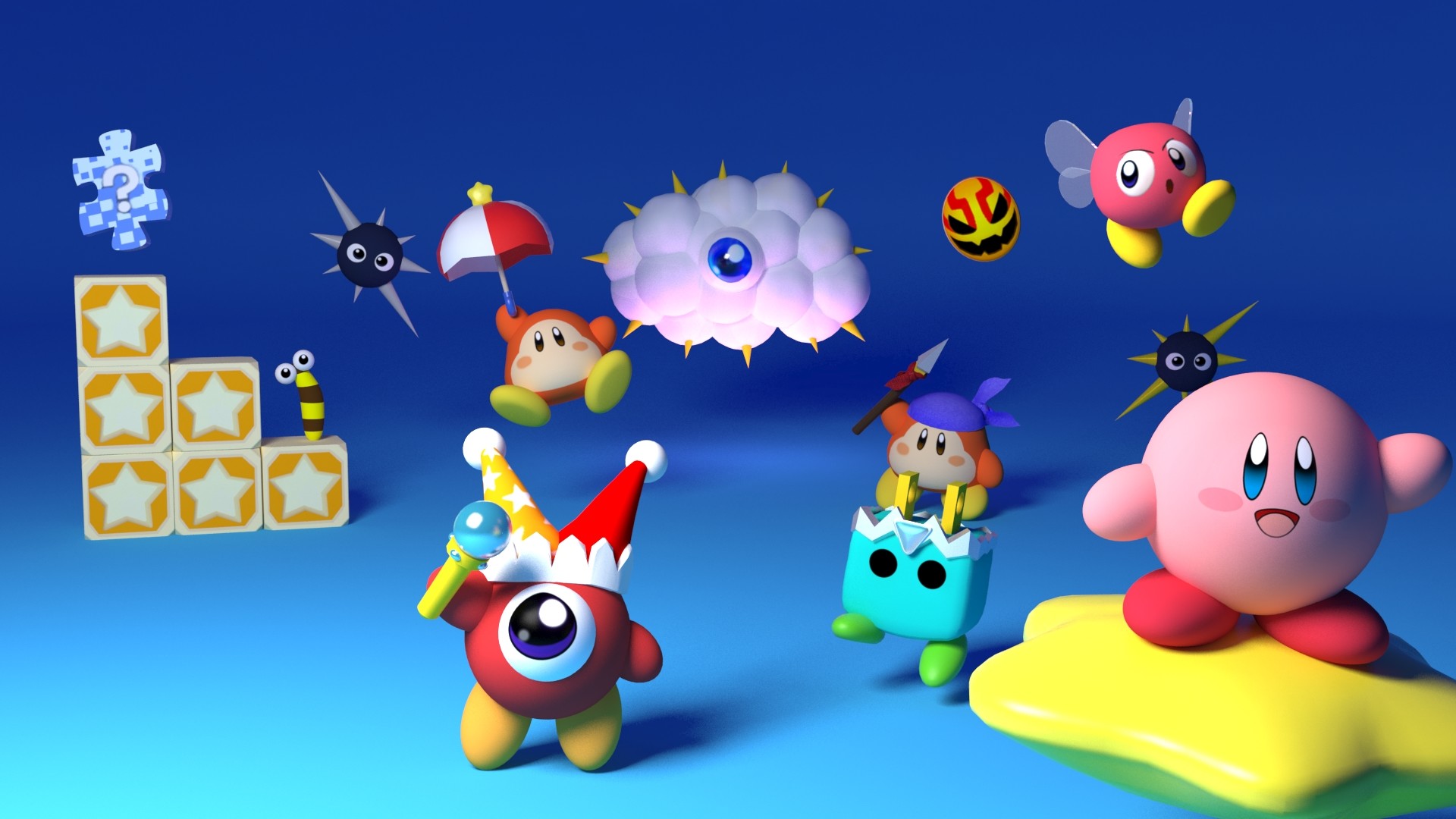 ArtStation - Kirby Star Allies