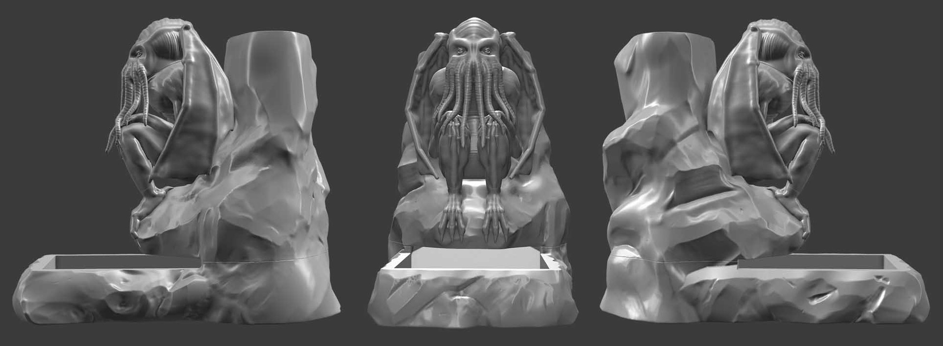 Artstation Cthulhu Dice Tower Steven Ridings