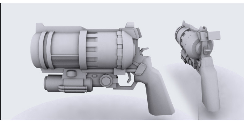 Gun for giant bullets