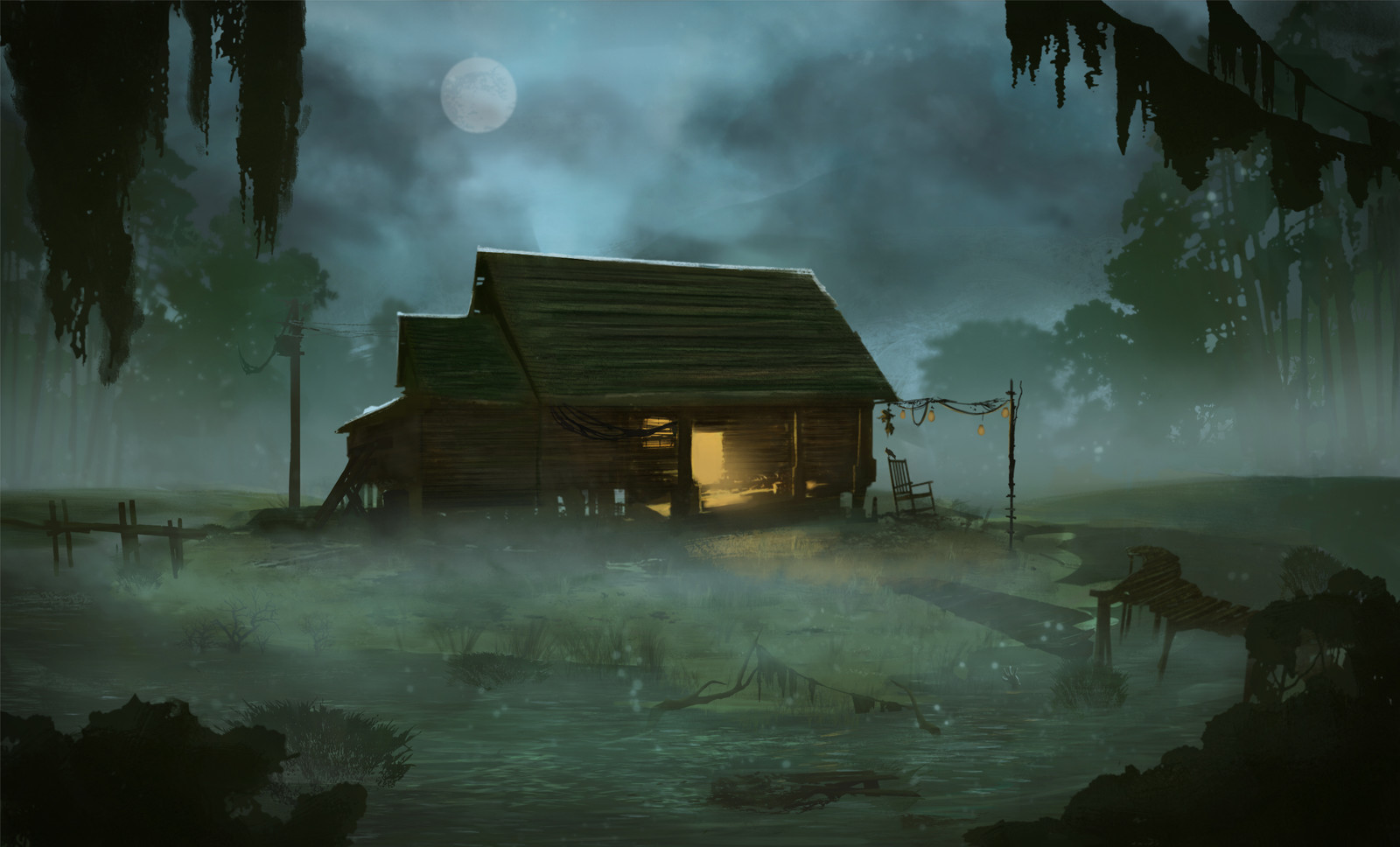 The swamp house