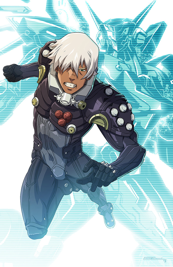 I ended up drawing more of Jehuty than what is seen in the final art. The Final ZOE art is 27.94 by 43.18 cm. Jehuty is  76.2 by 116.84 cm at 400 dpi.  So theoretically Konami EU can print them as posters and what not I hope they do.