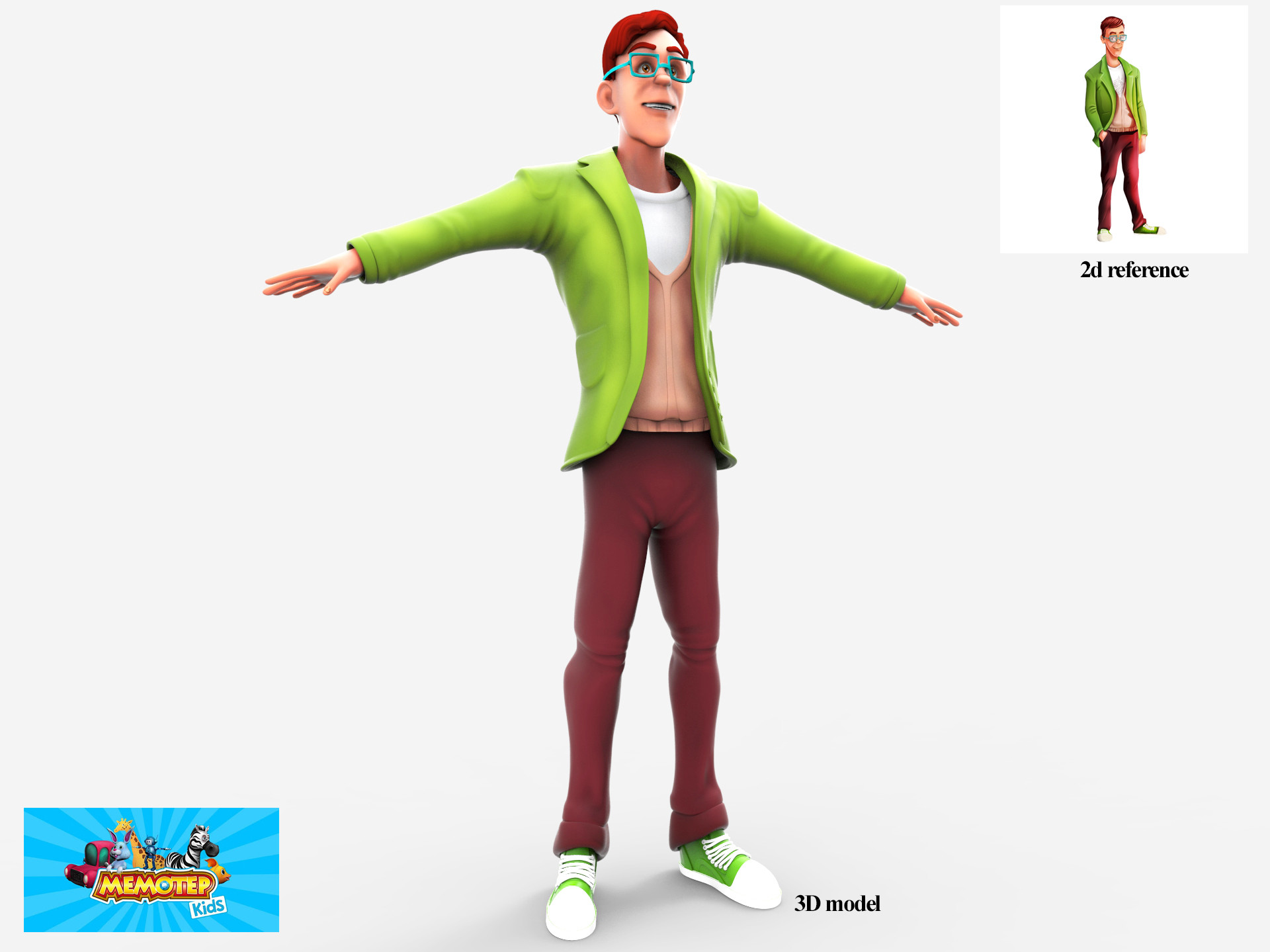 Monta Sculpteur Nahdi 3d Cartoon Man