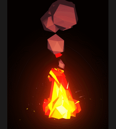 Low Poly Fire (for 3D map and loading screen)
