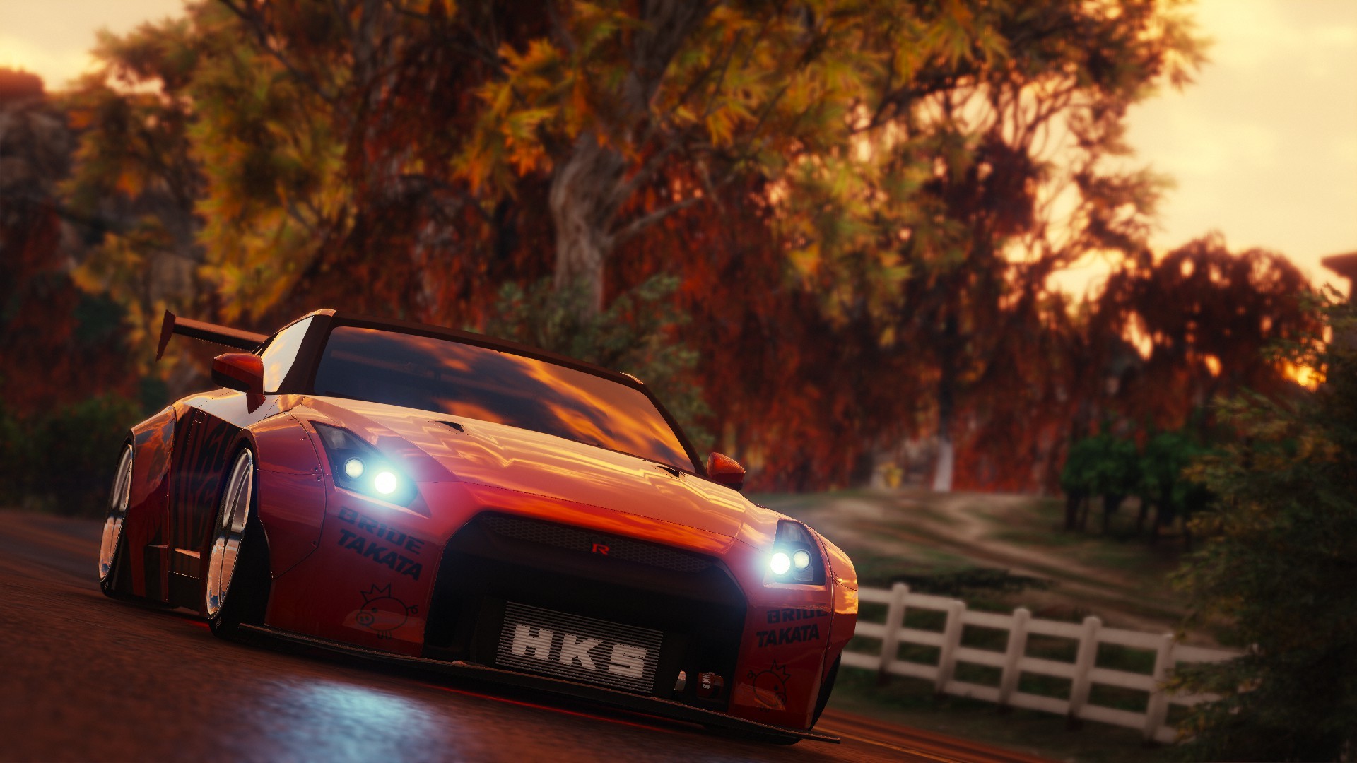 Nissan GTR r35 Red Katana