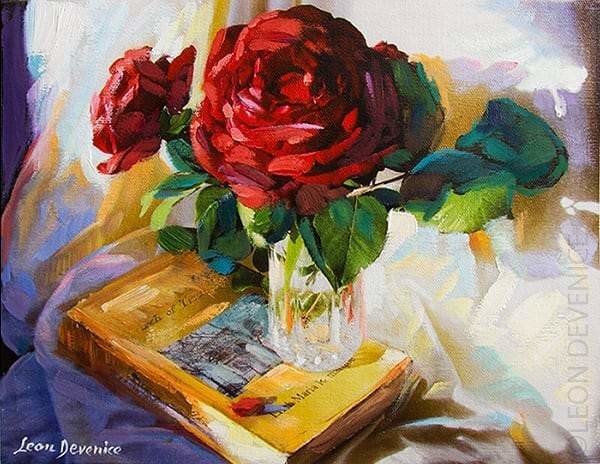 Artstation A Love Story Oil Painting On Canvas By Leon