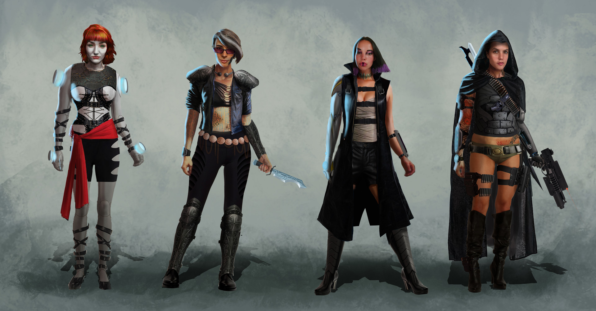 artstation cyberpunk girls richard blumenstein artstation cyberpunk girls richard