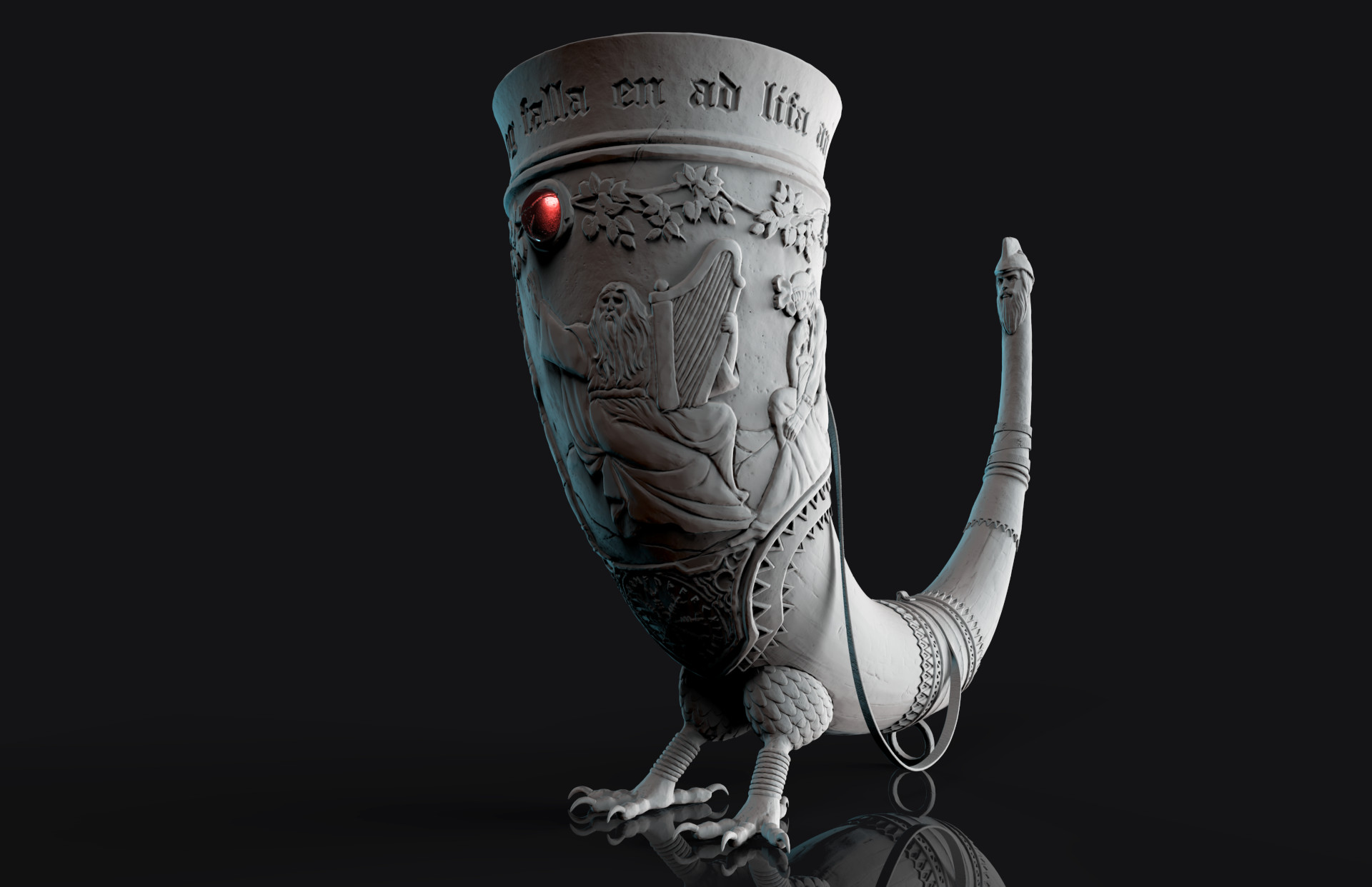 ArtStation - golden horn silver horn