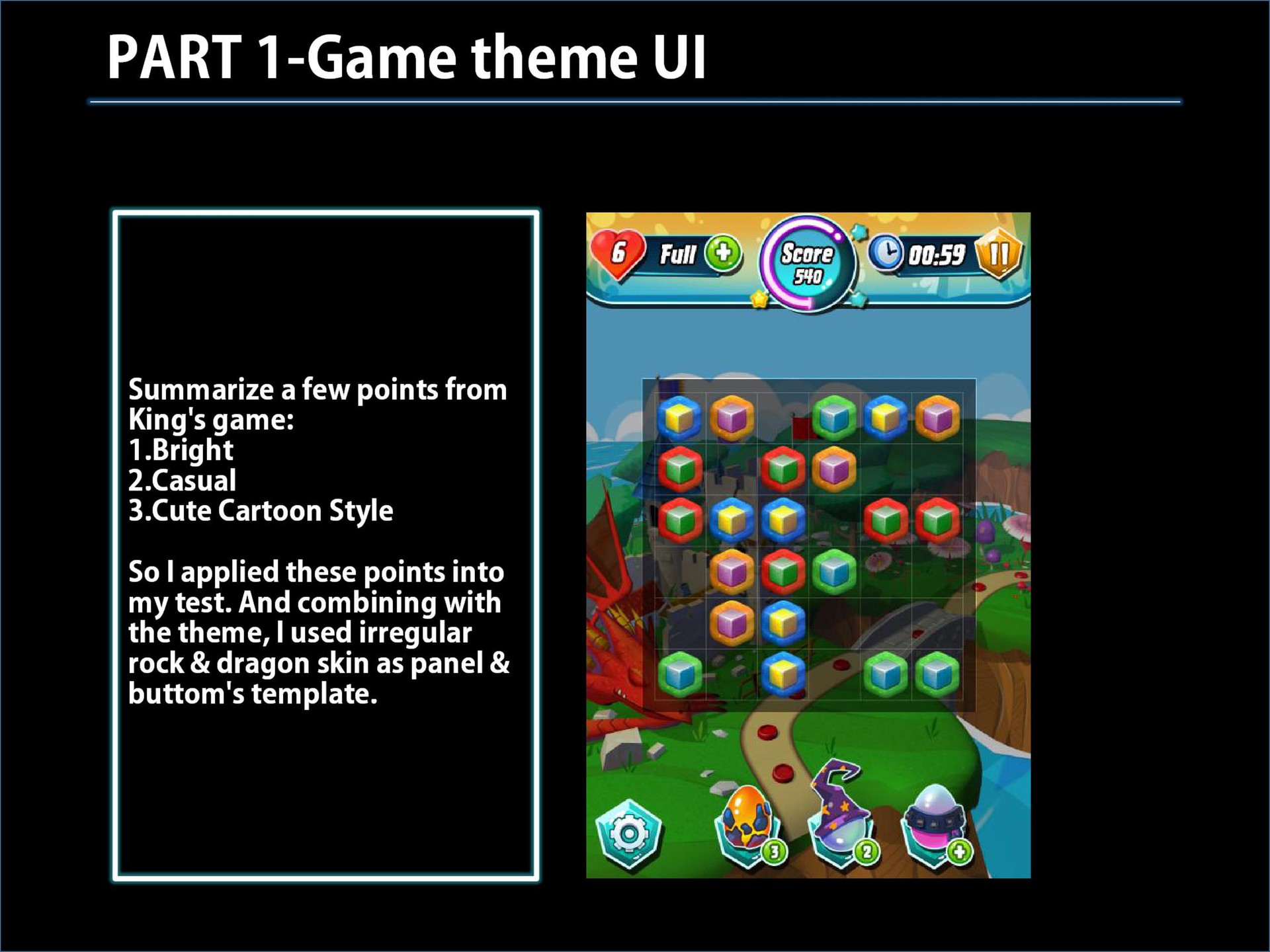 Artstation A Same Game Ui Design Progress Jenny Zhen