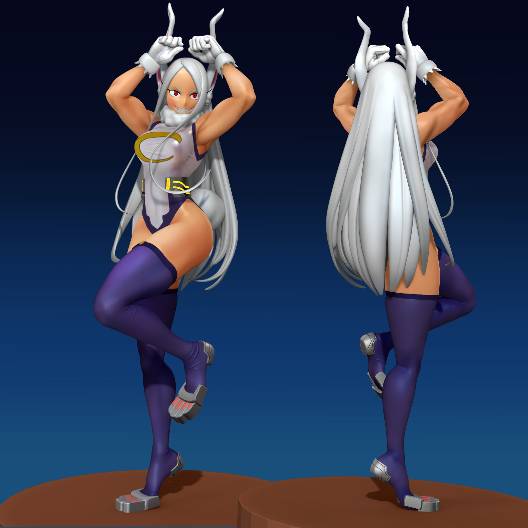 Artstation Rabbit Hero Miruko Bnha Usuke Ninja