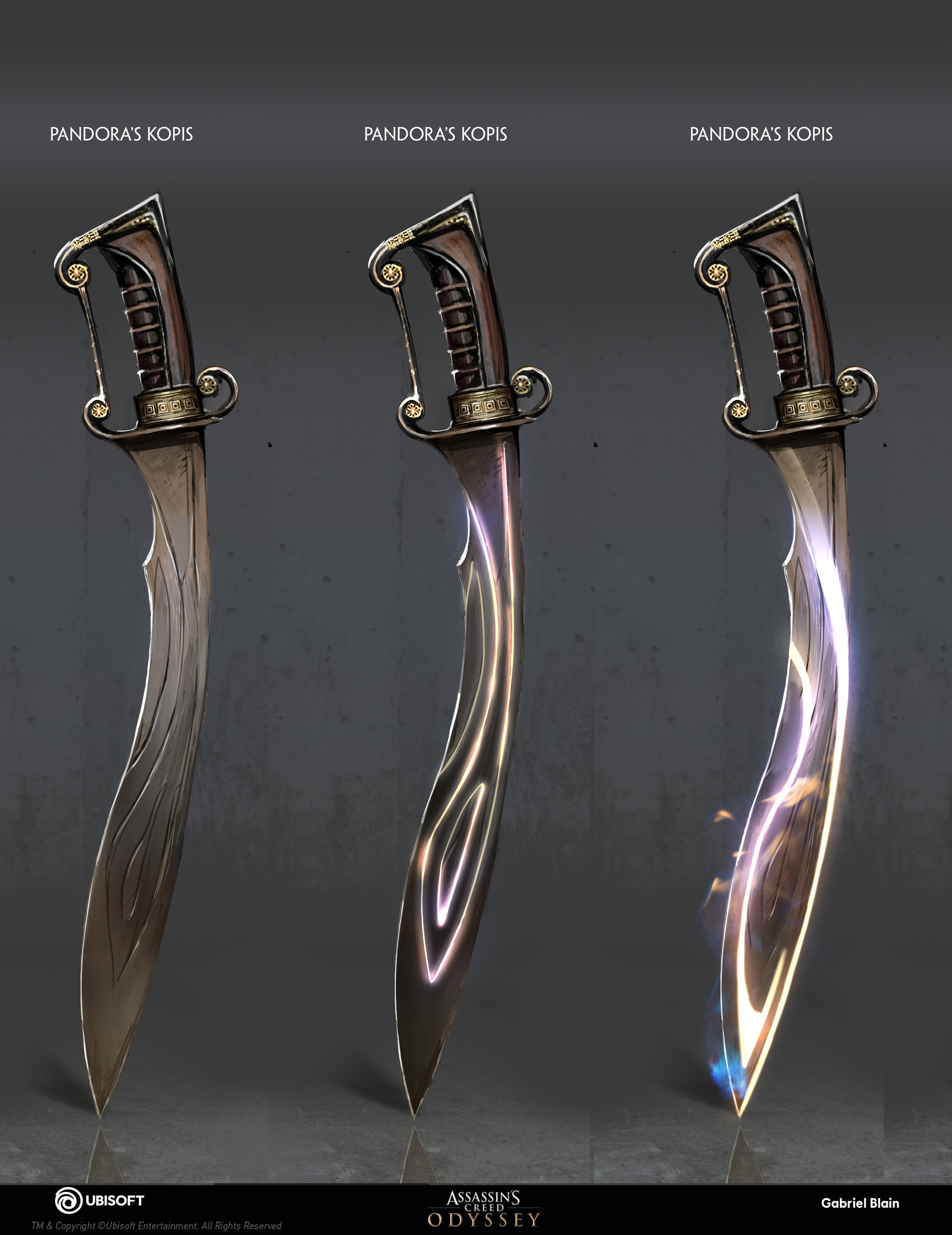 Artstation Assassin S Creed Odyssey Weapon Concept Gabriel Blain Getting equipment in assassin's creed odyssey is initially rather slow, but the way it works is remarkably similar to how it was in assassin's creed origins. creed odyssey weapon concept