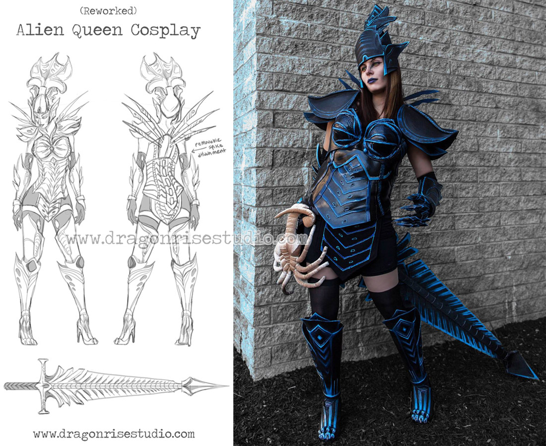 Artstation Alien Queen Knight Danielle Kukic