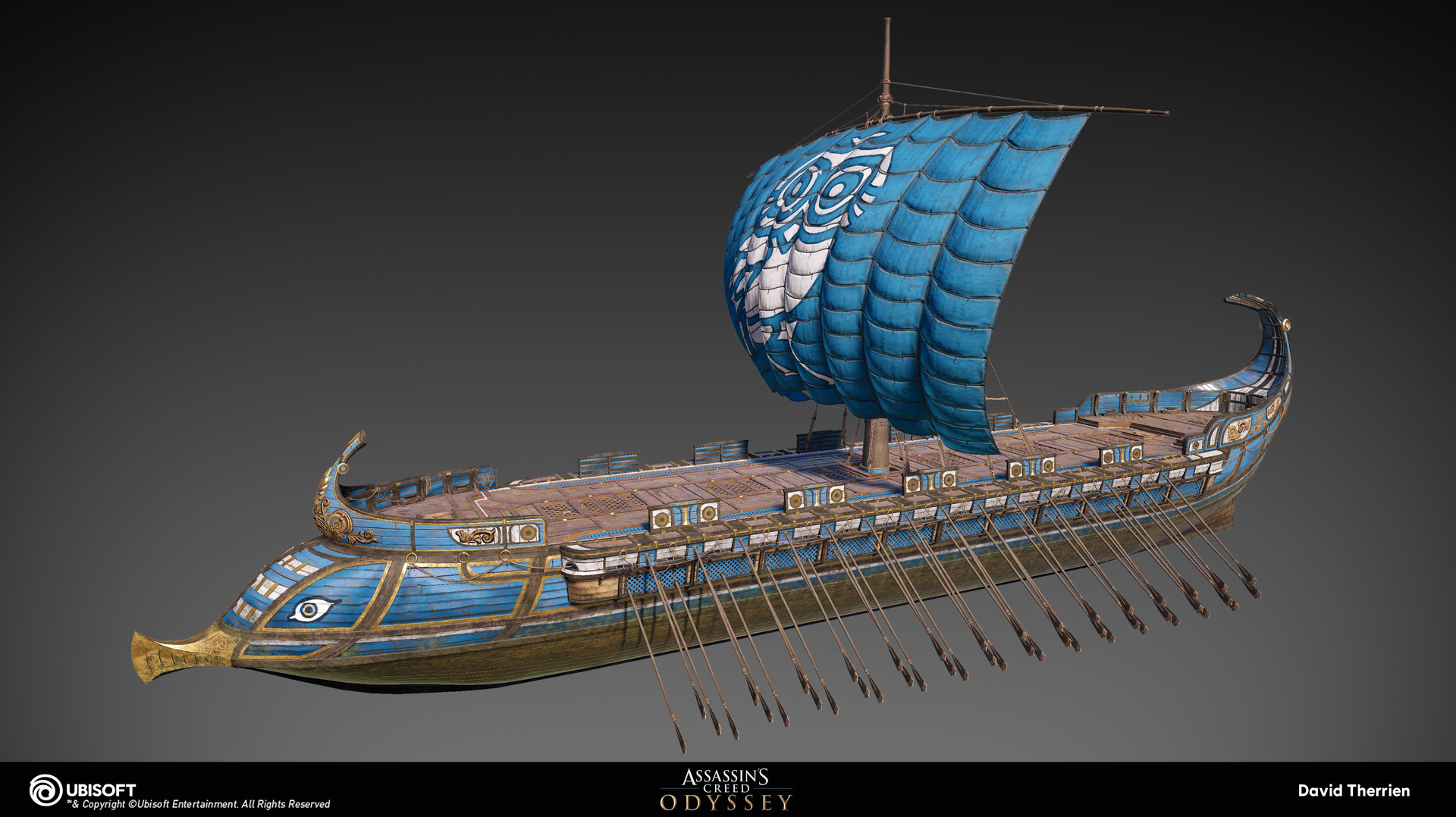 Levere Samle historie David Therrien - Assassin's Creed: Odyssey - "Athenian Trireme, Feluccas &  Merchant Boat"