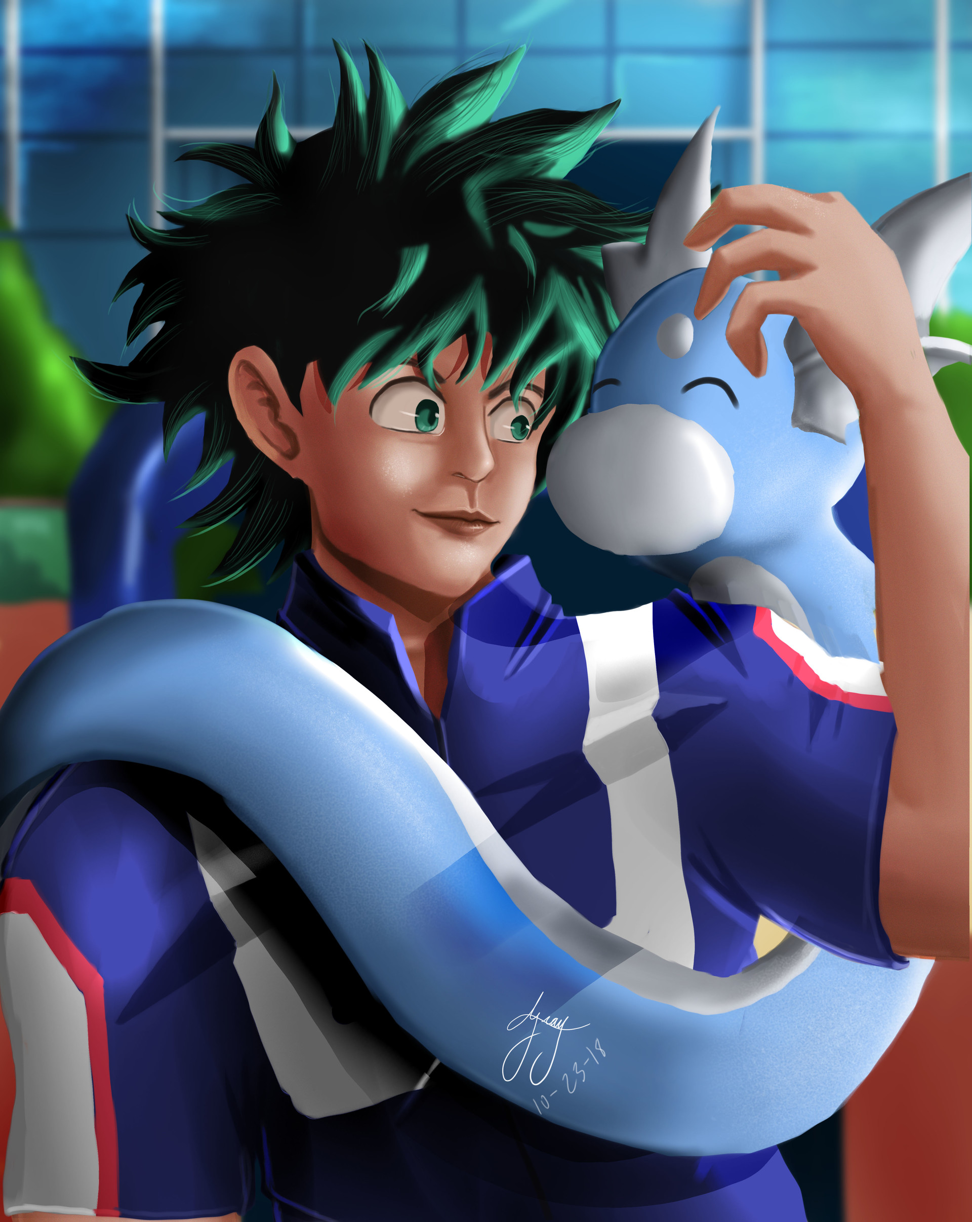 Artstation My Hero Academia Pokemon Gray San