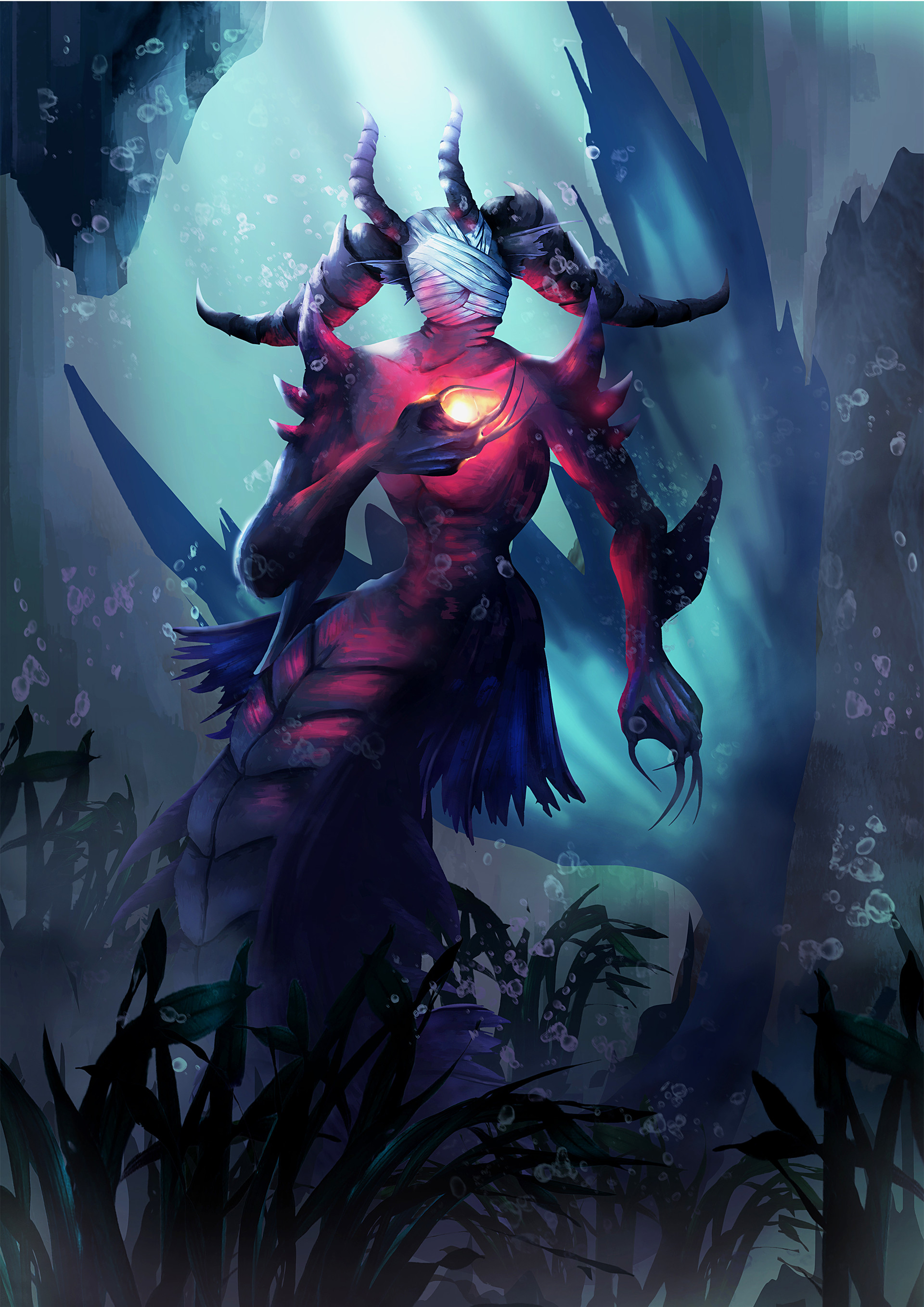 Artstation The Sea Monster Gyin X