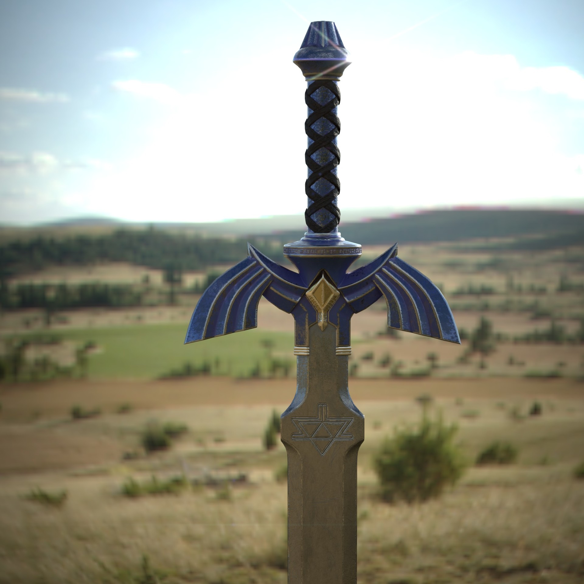ArtStation - Legend of Zelda - Link's Master Sword