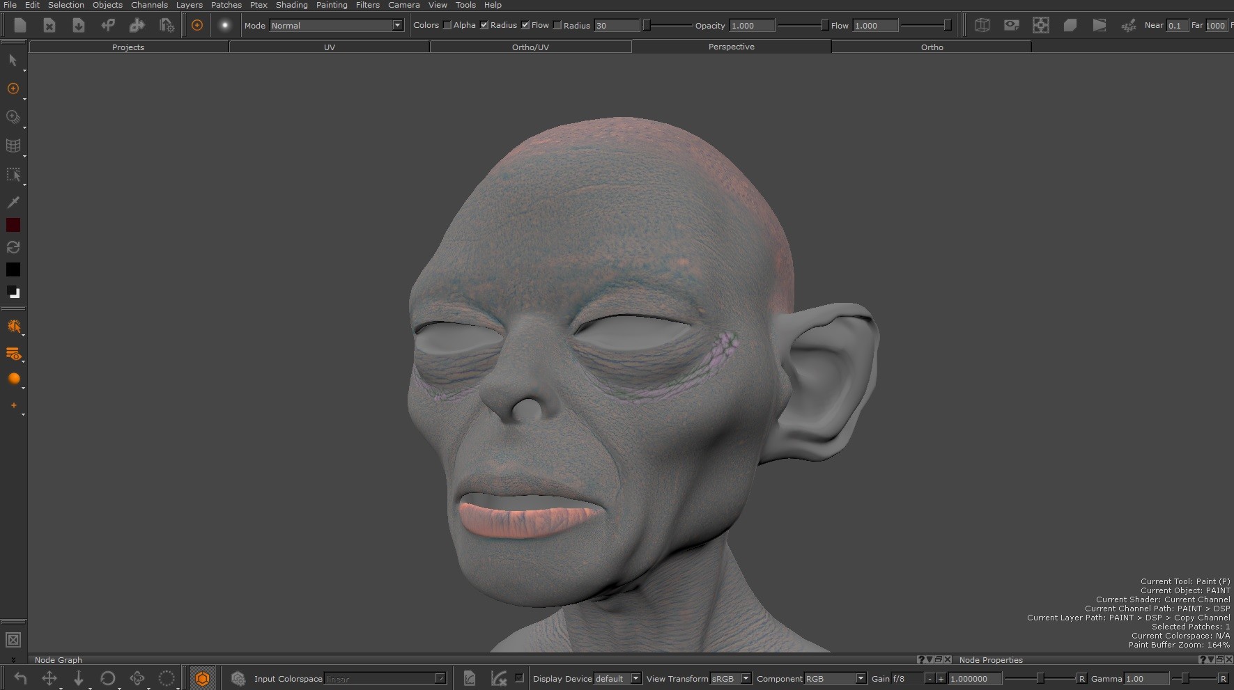 Oliver - Realtime Gollum facial Wip