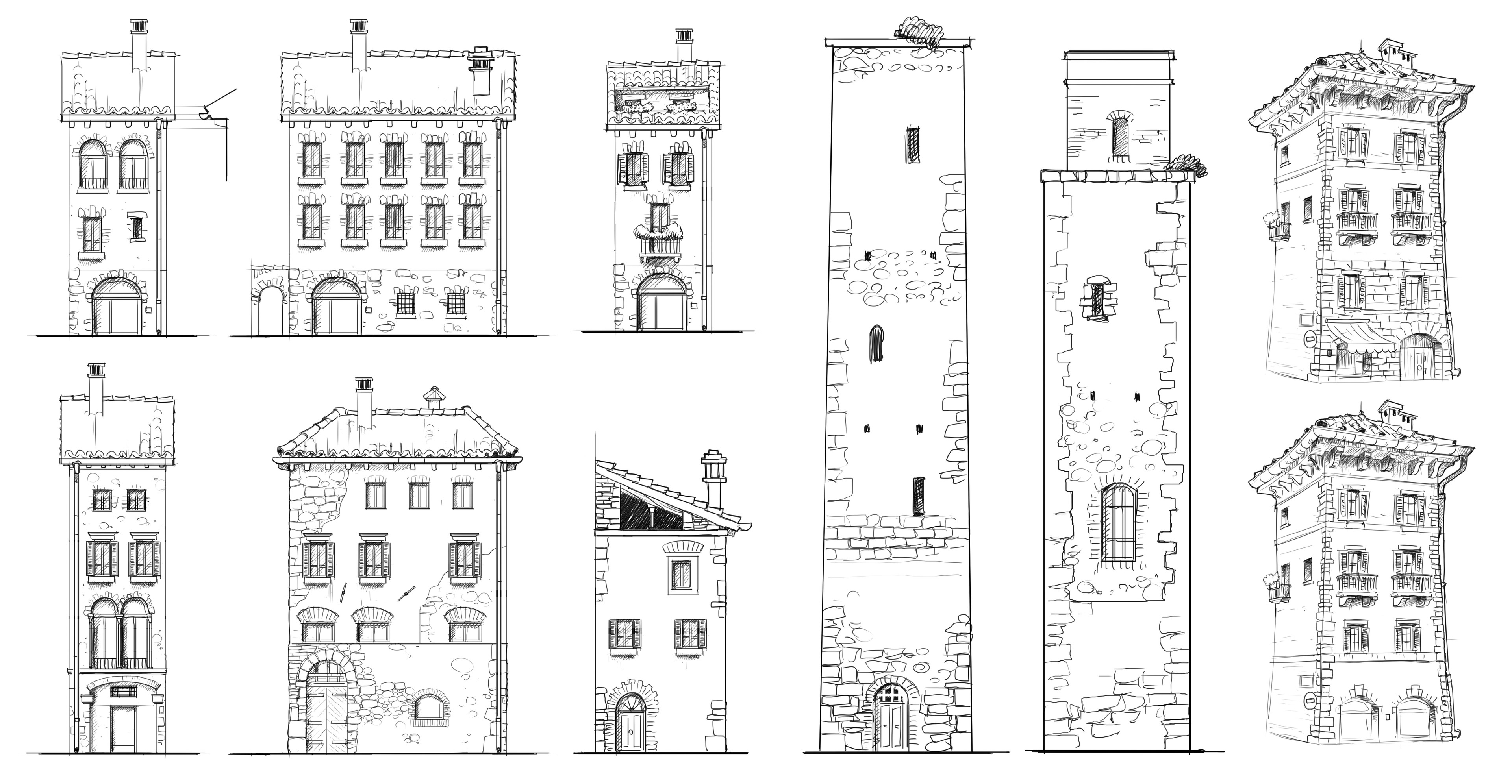 Concepts of the buildings