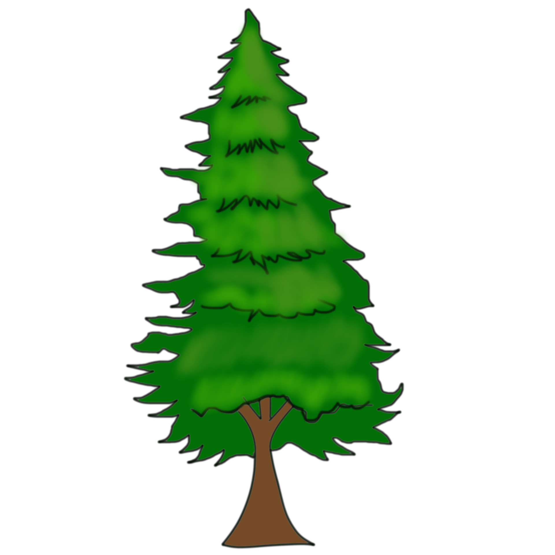 ArtStation - [Works 2D] TREE MODEL SIMPLE