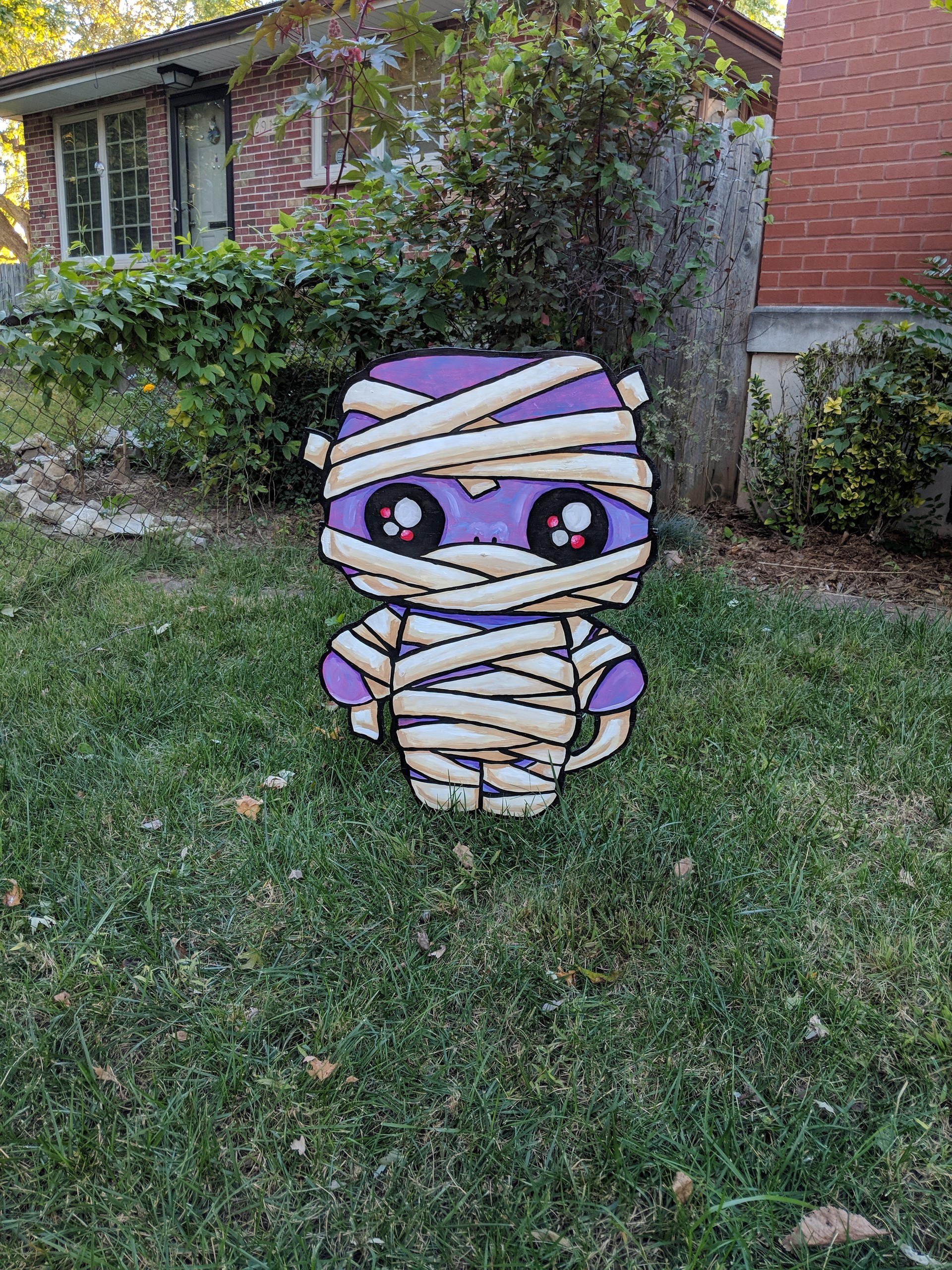 Artstation Painted Plywood Halloween Yard Decorations James