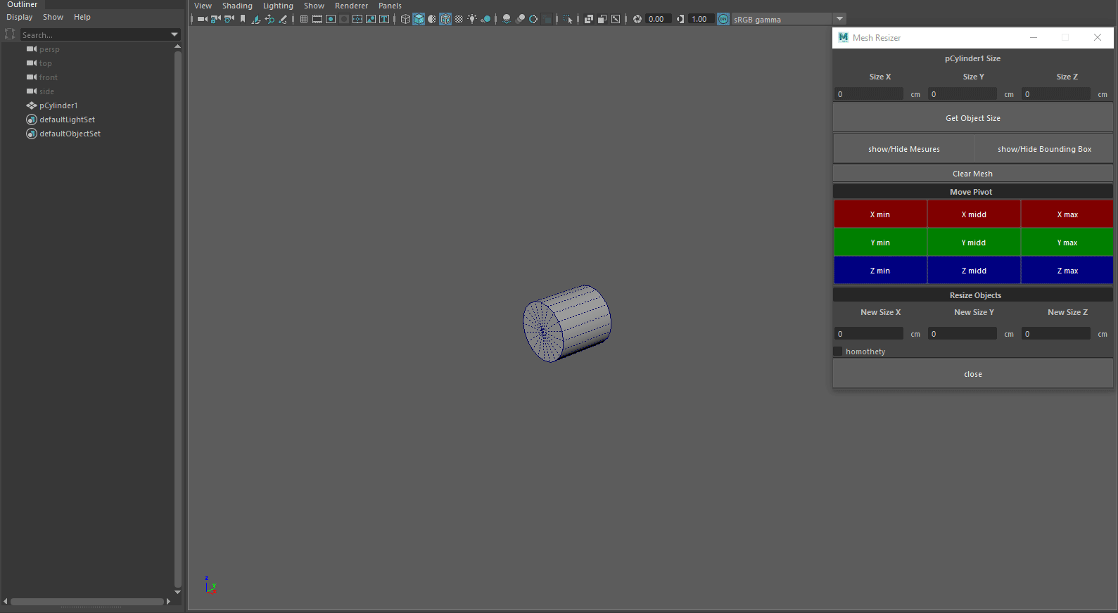 Dimitry Carré Mesh Resizer