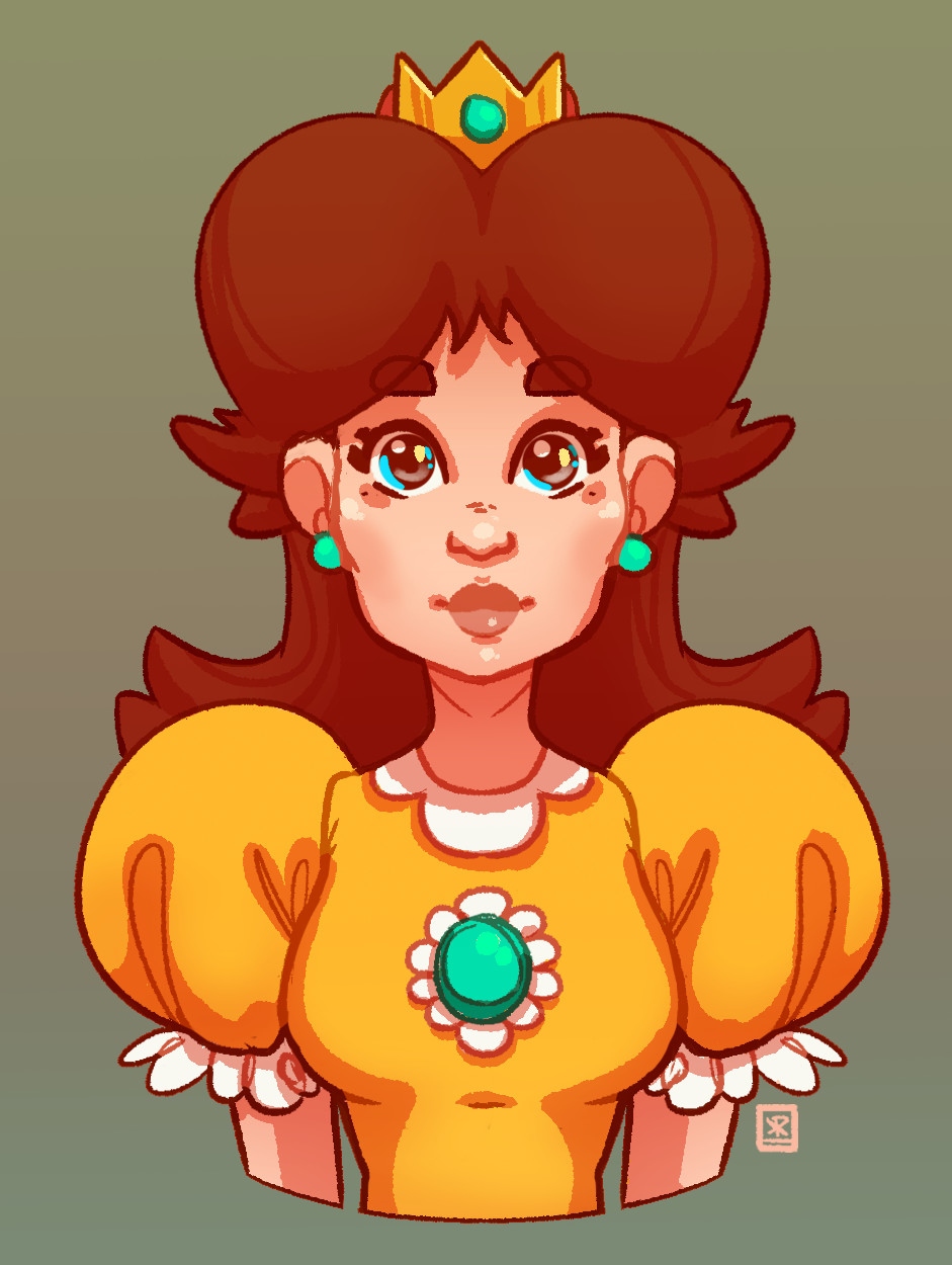 ArtStation - Princess Daisy - Classic and Redesign