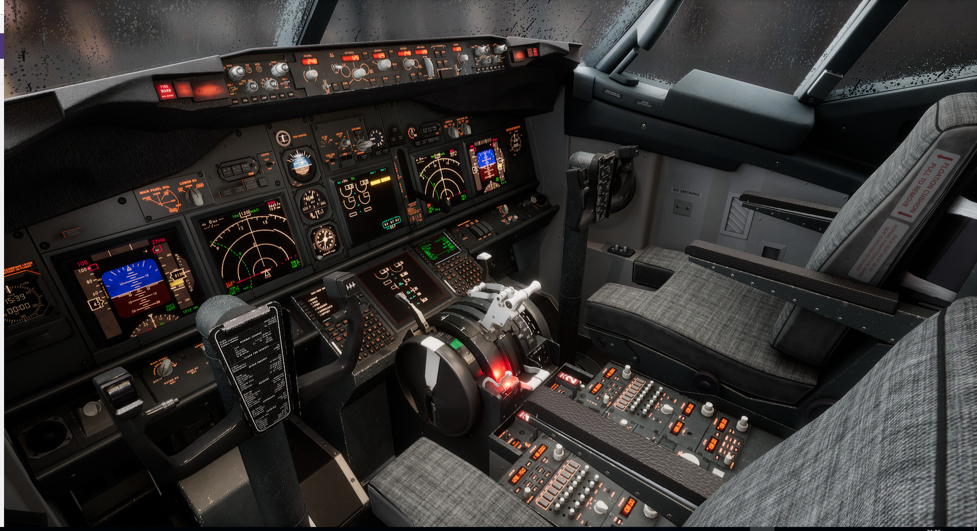 Boeing 737 Cockpit.