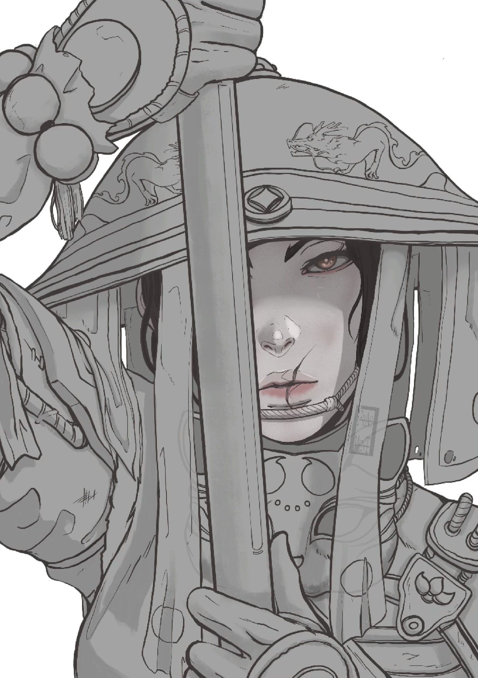 Krekkov arts. Нобуси for Honor. Инадзума Нобуси. Зачинщица for Honor. Nobushi Art