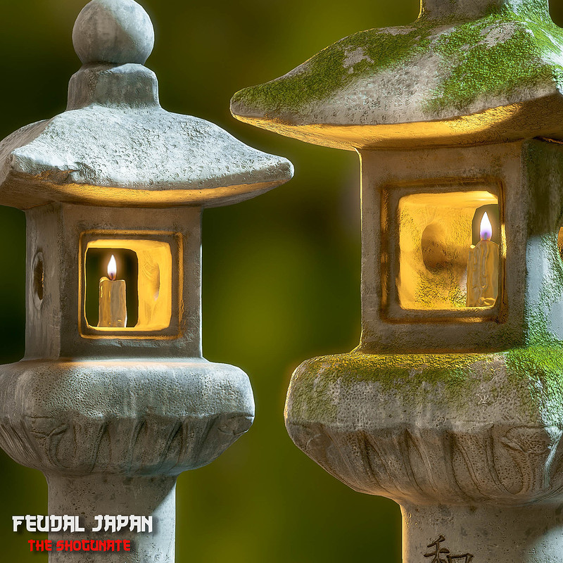 Feudal Japan - Stone Lantern 