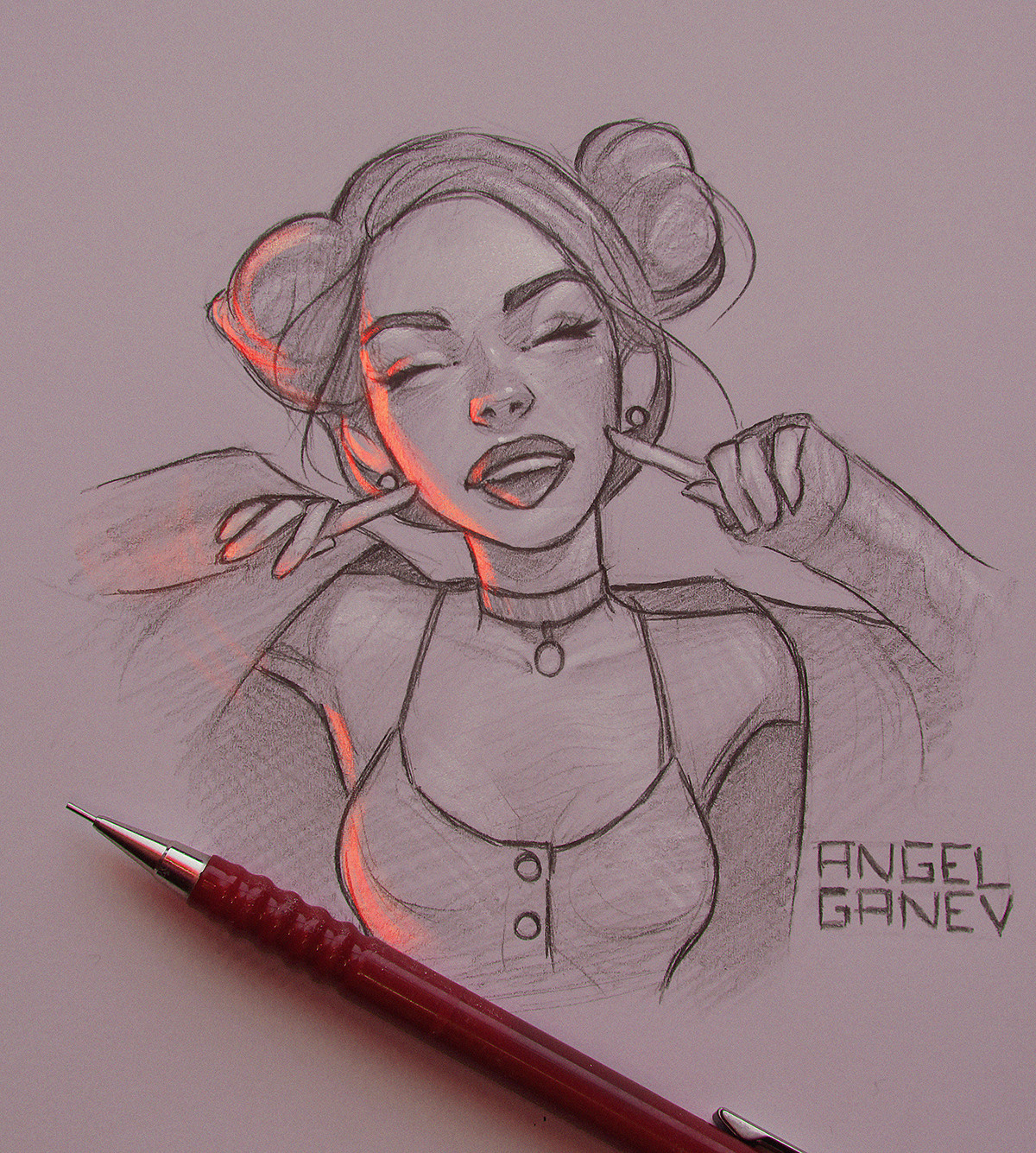 Рисунки angel ganev angel