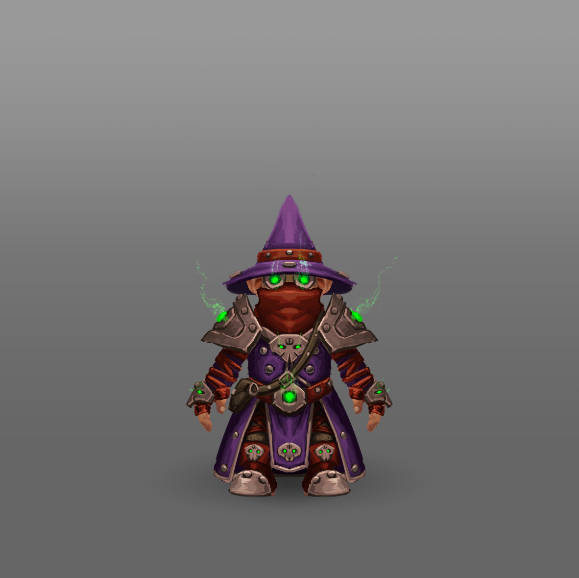 Warlock
Back then, I thought I needed at least one set with a pointed hat, and Warlocks got the honor.