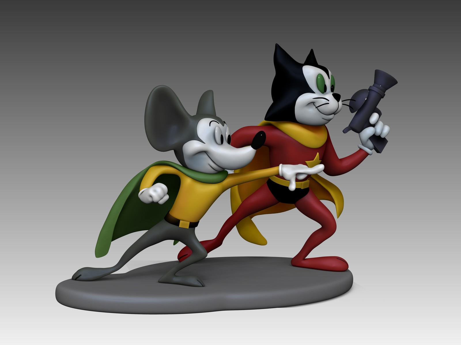 Tony Cipriano COURAGEOUS CAT MINUTE MOUSE