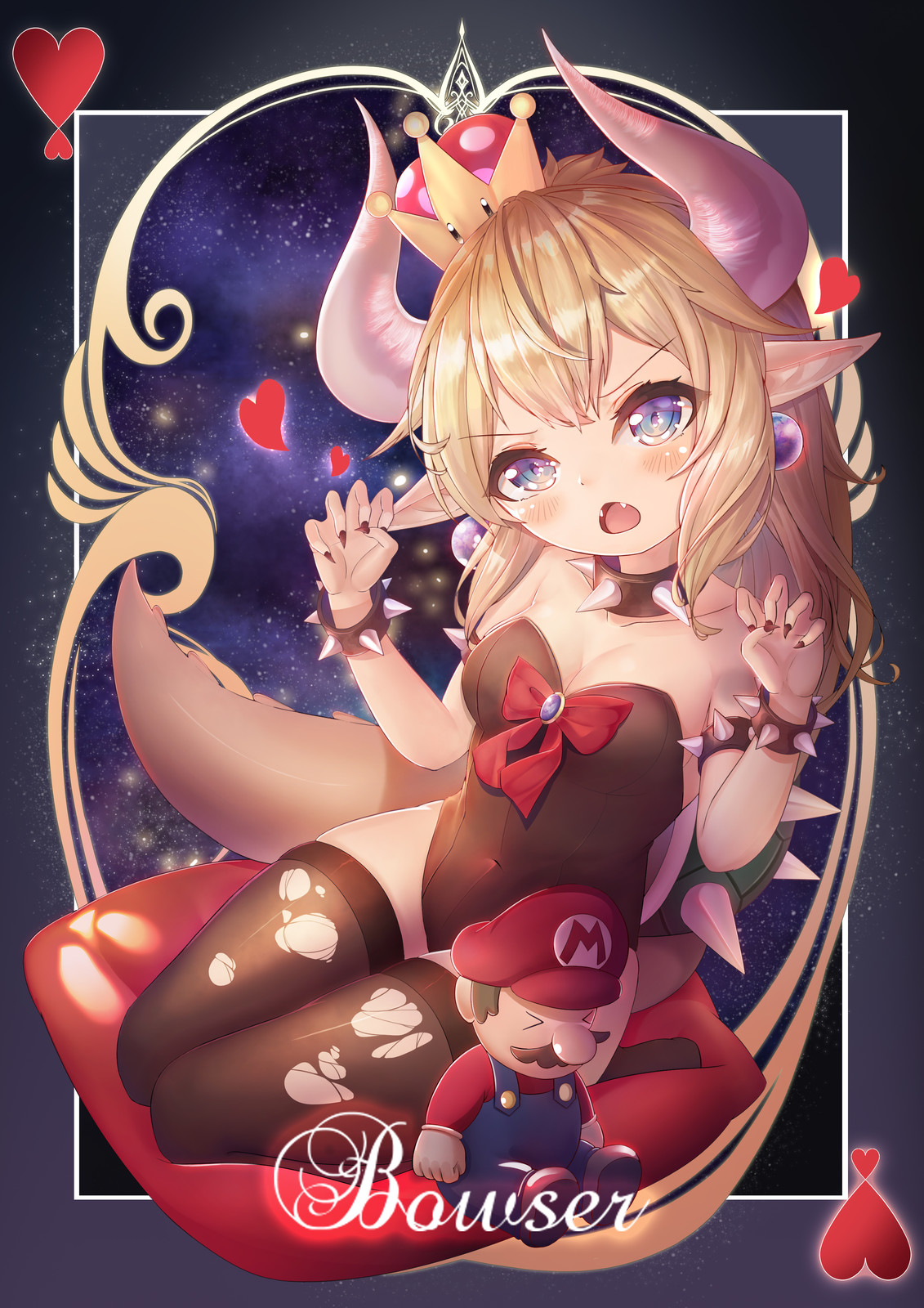 Artstation Bowsette Neko Andtora Had to do a doodle for this meme lol x'd but i really like how it came out x3c #bowsette #bowsette_fanart #doodles. artstation bowsette neko andtora