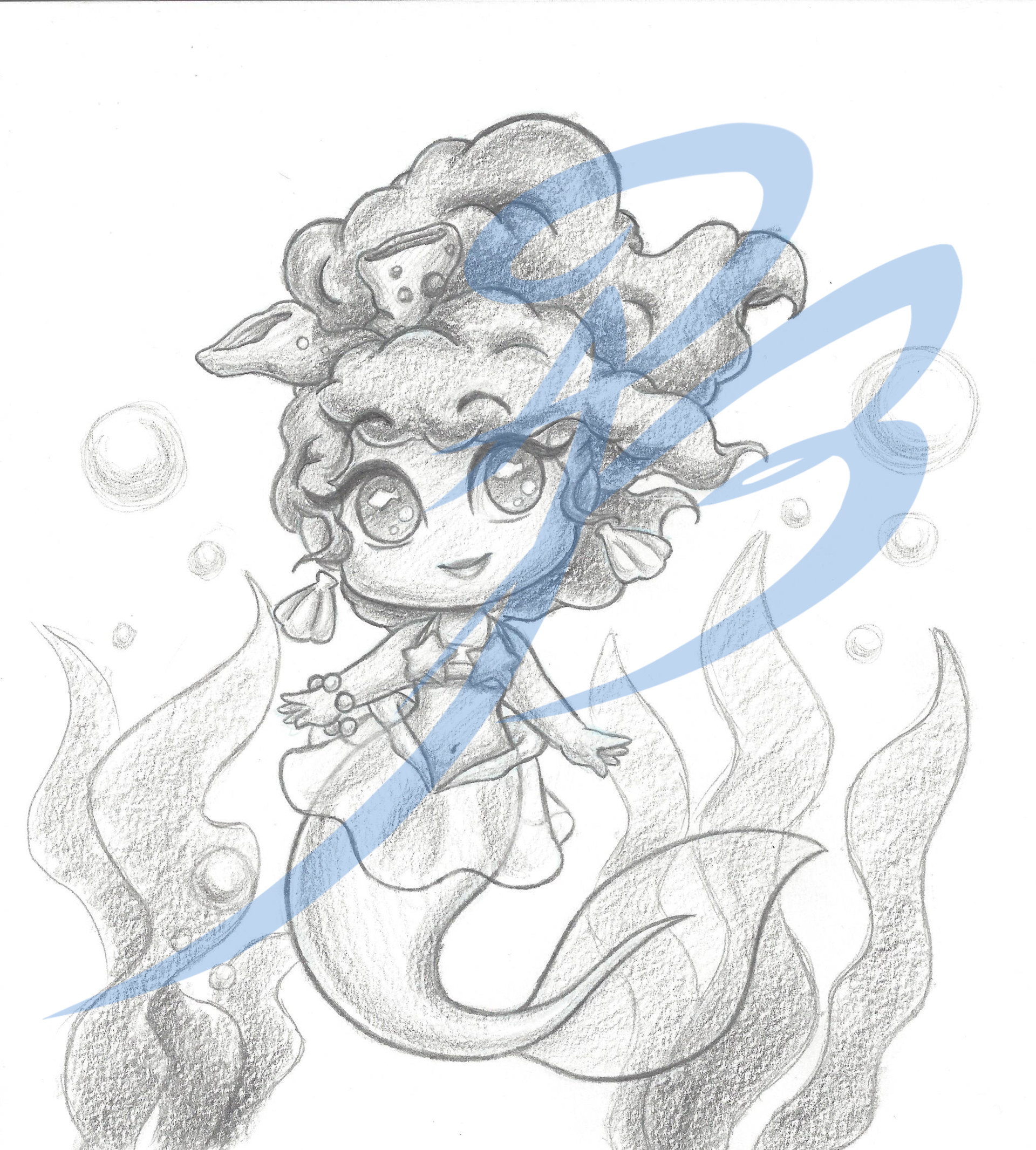 Angel B Mermay 2018 Collection Pencil Drawings