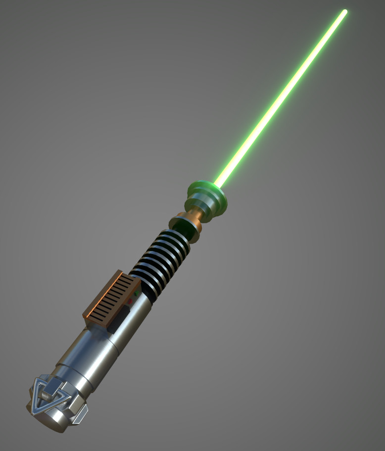 Luke skywalker hotsell green lightsaber