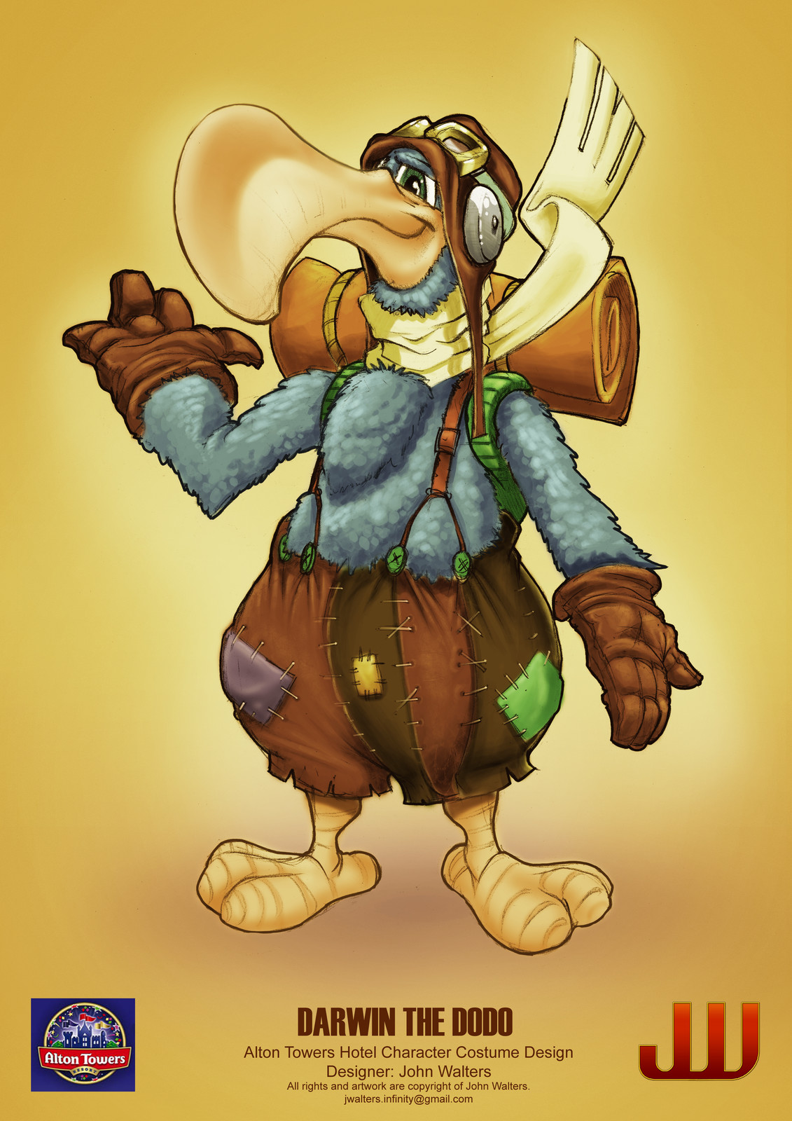 Darwin the Dodo - Character Design