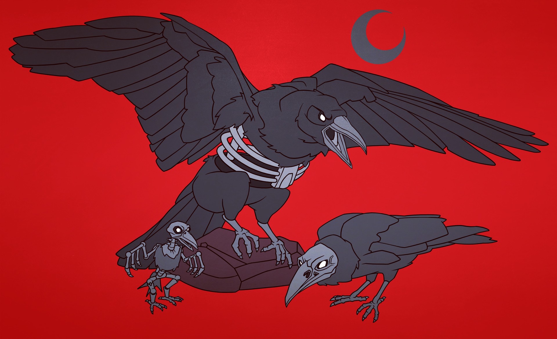 Artstation A Murder Of Crows 