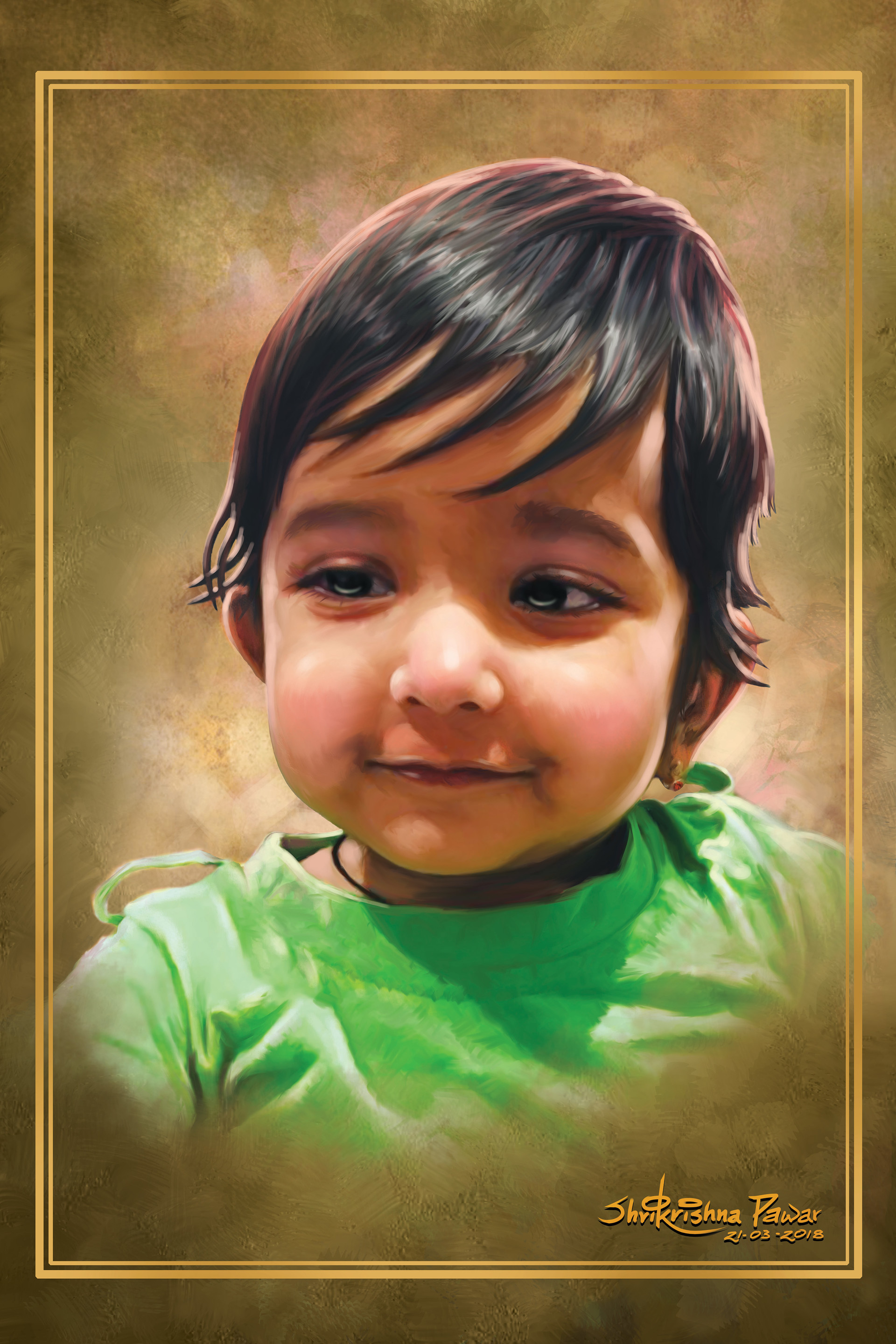 Artstation Baby Girl Shrikrushna Pawar