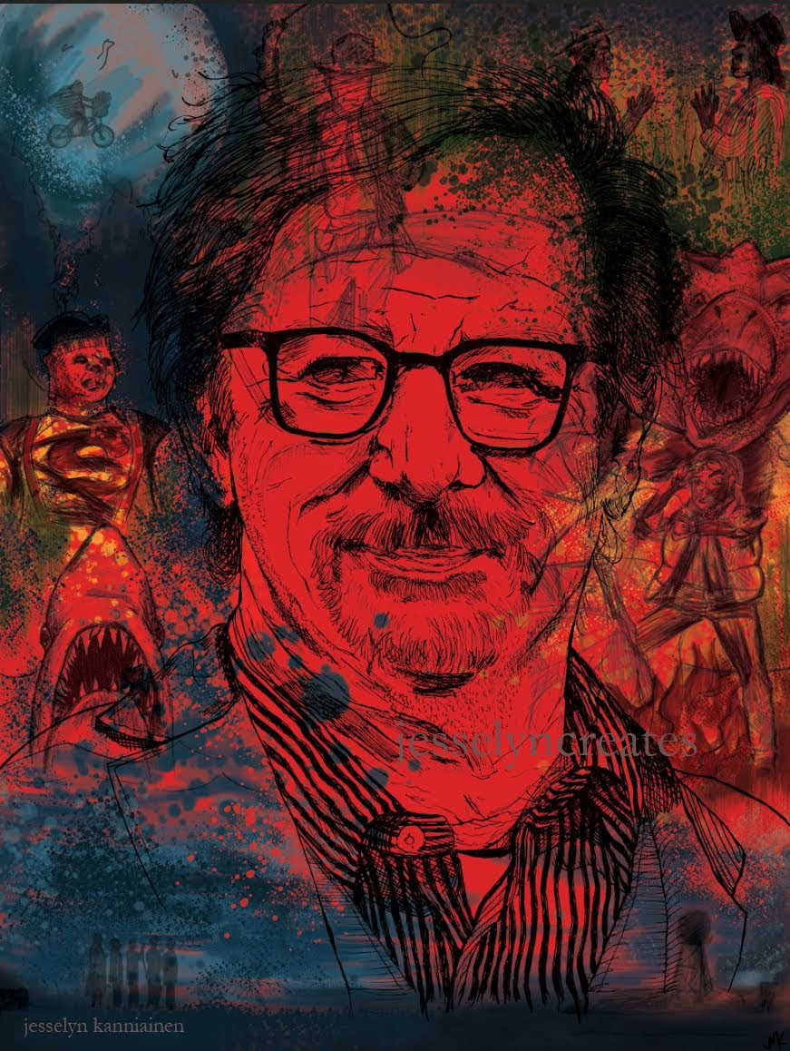 Artstation Steven Spielberg Portrait Jesselyn Kanniainen