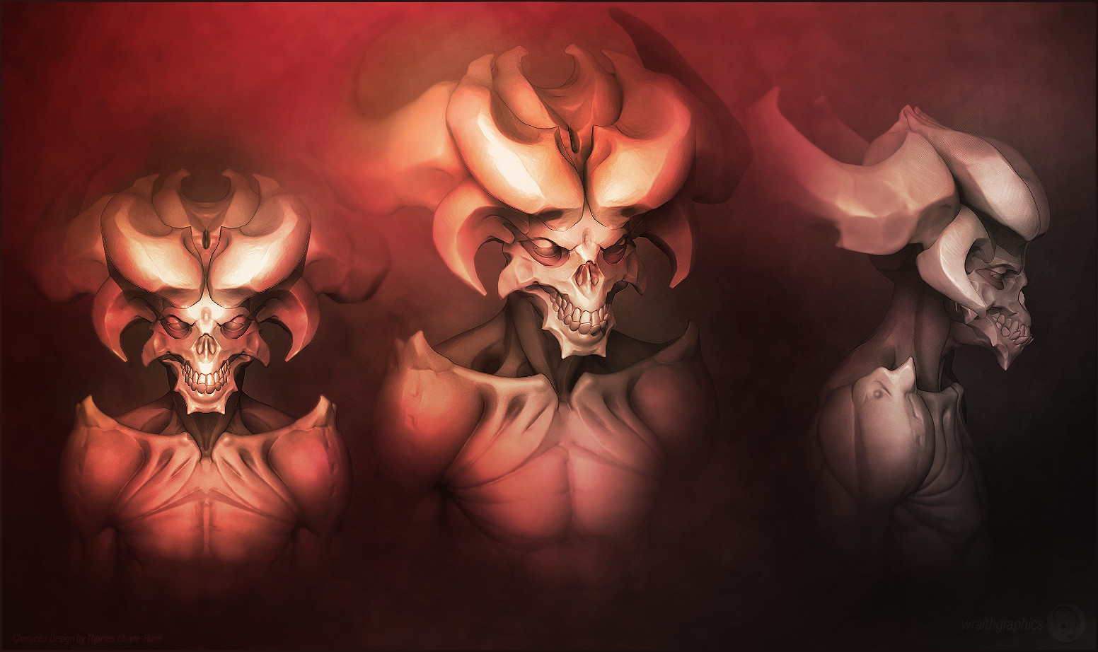 Artstation Demonic Skull Wraith Graphics Manuel Martin