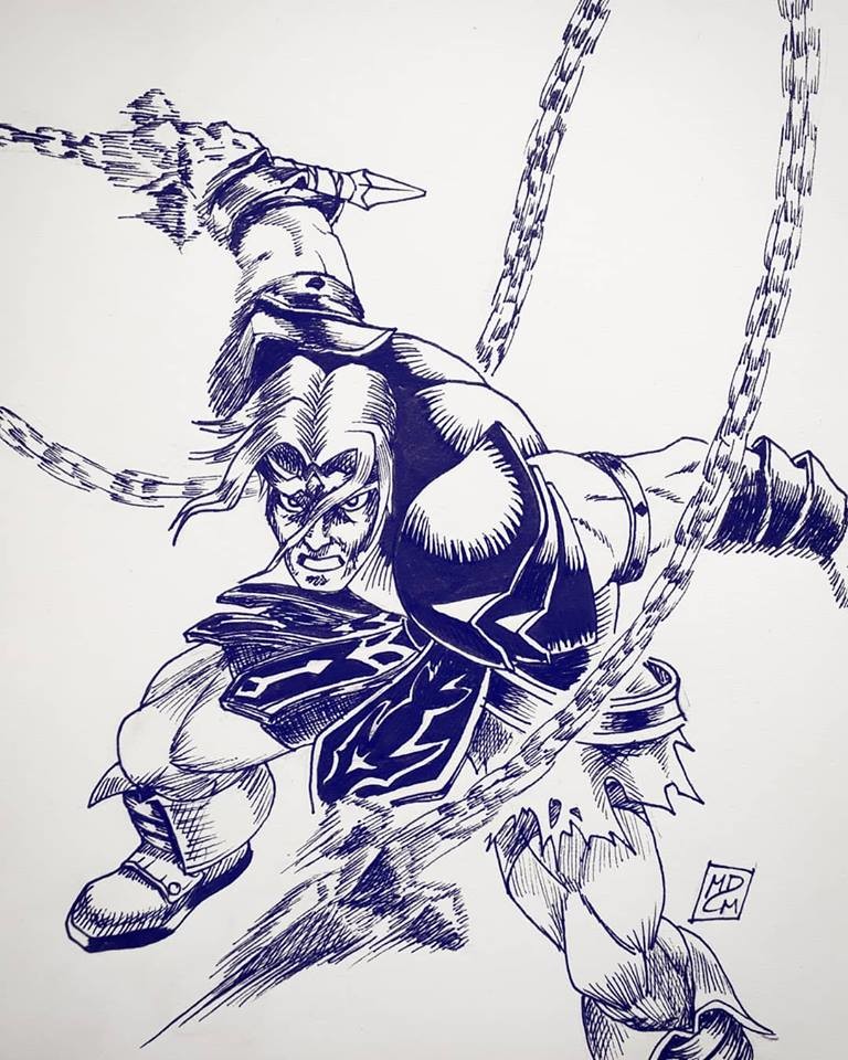 26th day's prompt is: "Stretch"

Today is the release of Konami Castlevania season 2 on Netflix !
And what's better than Simon Belmont's stretchy whip to kick some vampire's ass!
