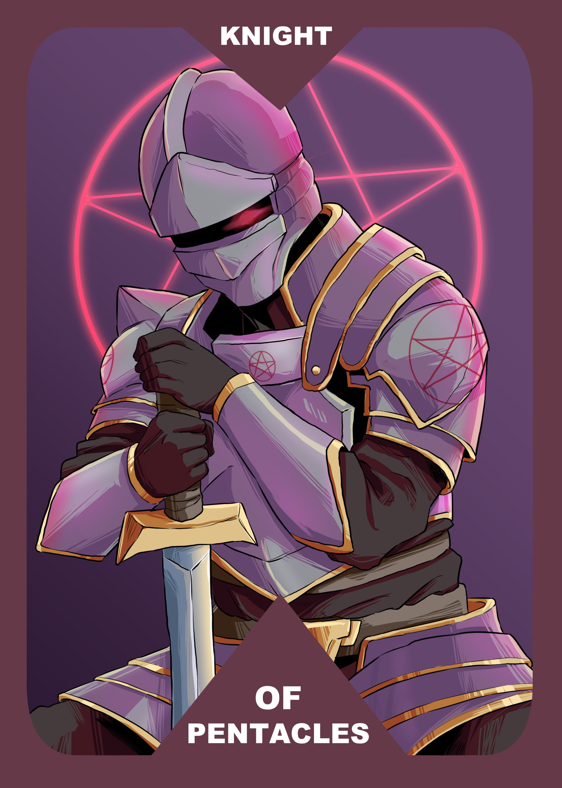 ArtStation Tarot Cards Knight of Pentacles and The Empress