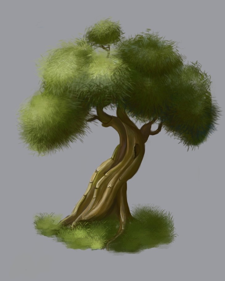Artstation Fantasy Tree Hlushko Katya