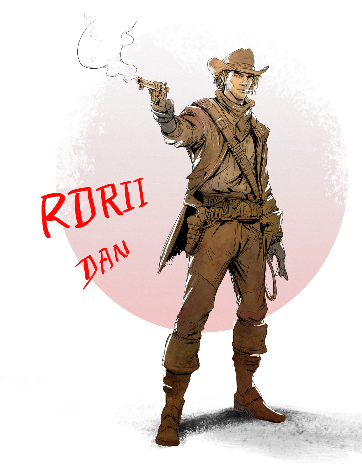 ArtStation 11.1 sketch RDR2