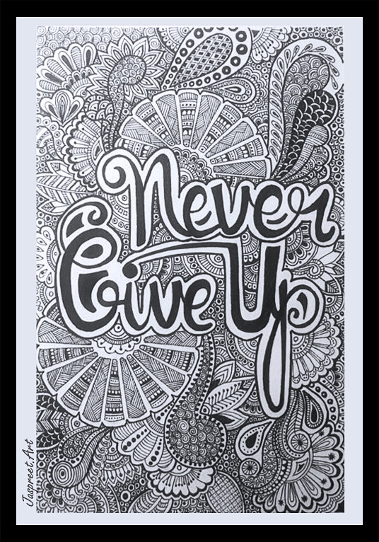 Creative Wonderers - It's #nevergiveup day. I think this is a tricky  message: sometimes it's necessary to 'give up'. When you're in a job that  isn't good for you; in a relationship