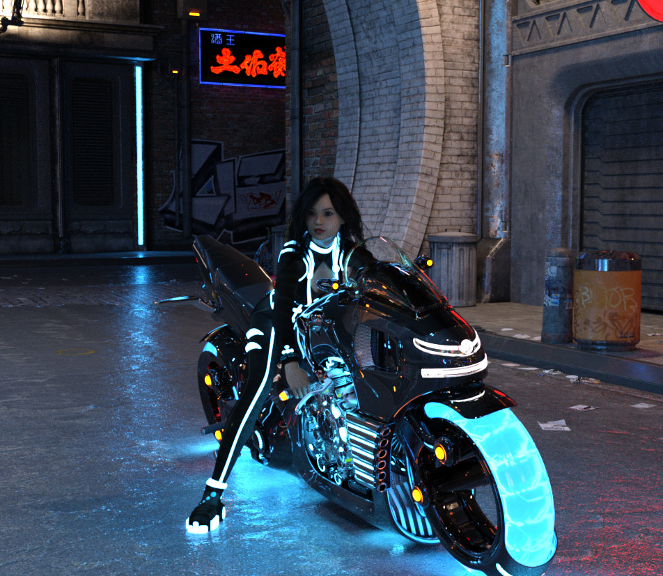 Cyberpunk РјРѕС‚РѕС†РёРєР»