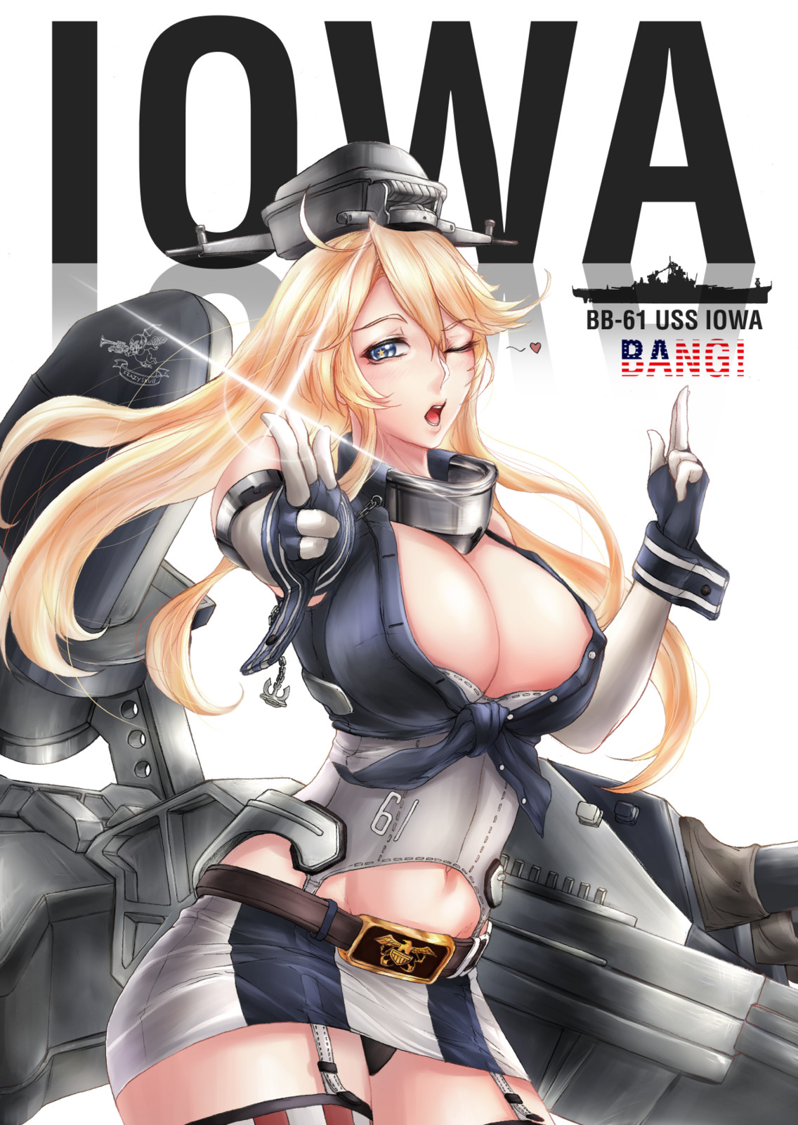 Artstation Fan Art Iowa From Kancolle Jiun Kim Kantai collection anime japanese destroyer. fan art iowa from kancolle jiun kim