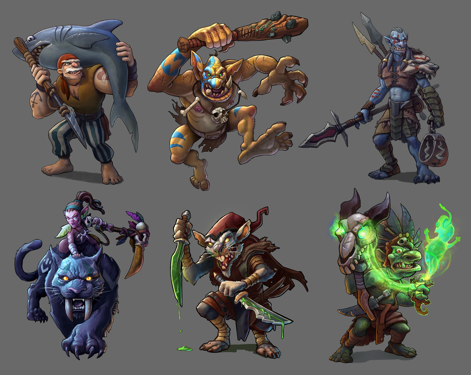 SFB Character Illustrations