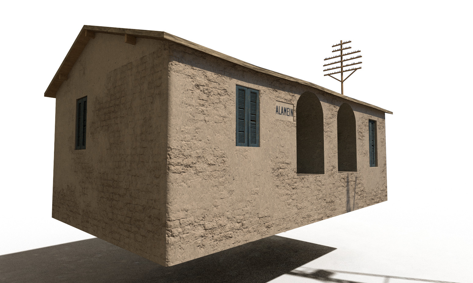 Artstation El Alamein Train Station Egypt Shaun Stocks