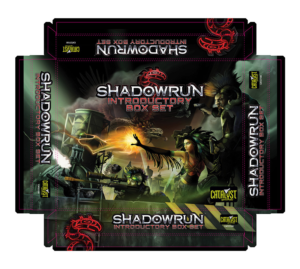Introductory Box Set Cover  (Catalyst Game Labs)

(Note: This was commissioned for Introductory Box Set and moved to Runners Toolkit Alphaware)